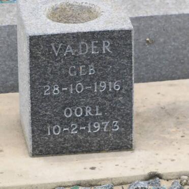 HEERDEN Sarel G., van 1916-1973