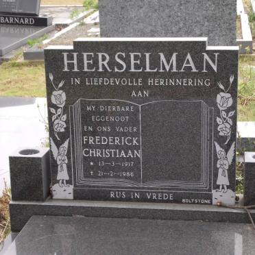 HERSELMAN Frederick Christiaan 1917-1986