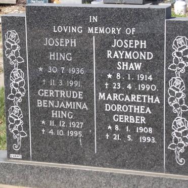 HING :: SHAW :: GERBER