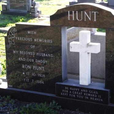 HUNT Ron 1928-1984