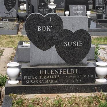 IHLENFELDT Pieter Hermanus 1931-1985 &amp; Susanna Maria 1937-