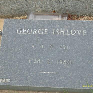 ISHLOVE George 1911-1980