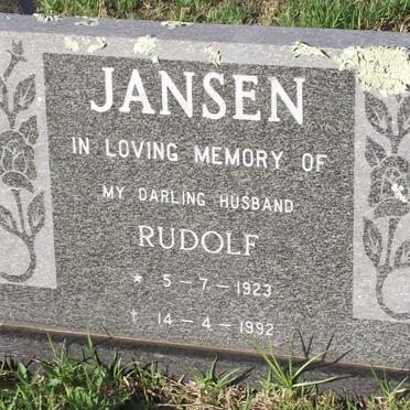 JANSEN Rudolf 1923-1992