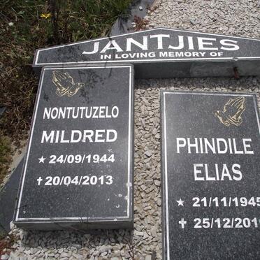 JANTJIES Phindile Elias 1945-2010 &amp; Nontutuzelo Mildred 1944-2013