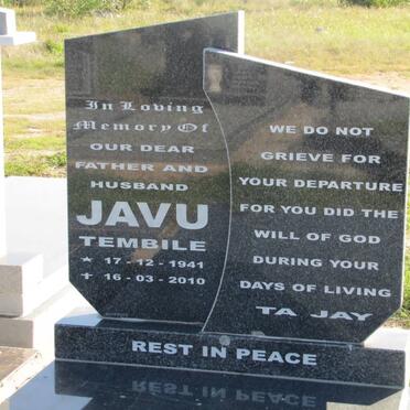 JAVU Tembile 1941-2010