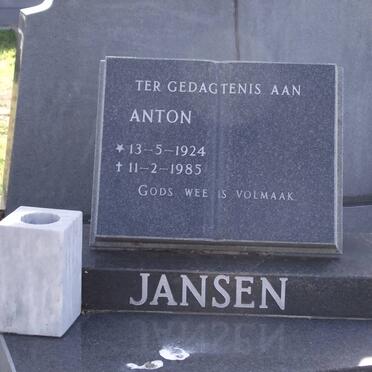 JANSEN Anton 1924-1985
