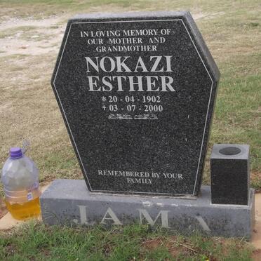 JAMA Nokazi Esther 1902-2000