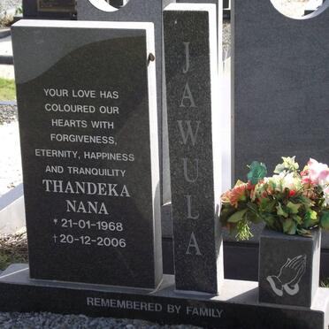 JAWULA Thandeka Nana 1968-2006