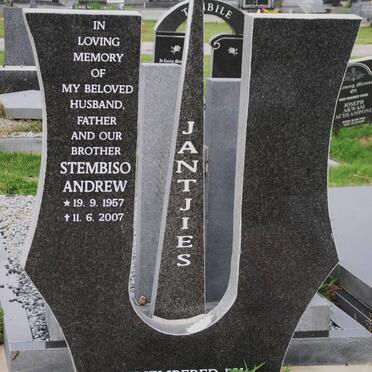 JANTJIES Stembiso Andrew 1957-2007