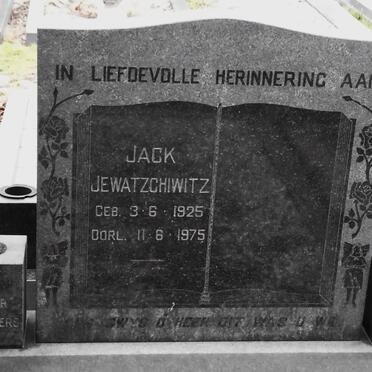 JEWATZCHIWITZ Jack 1925-1975