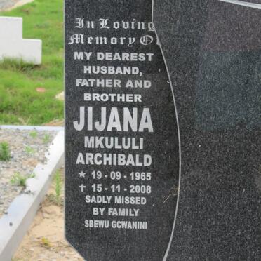 JIJANA Mkululi Archibald 1965-2008