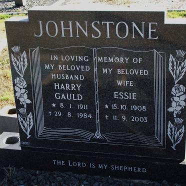 JOHNSTONE Harry Gauld 1911-1984 &amp; Essie 1908-2003