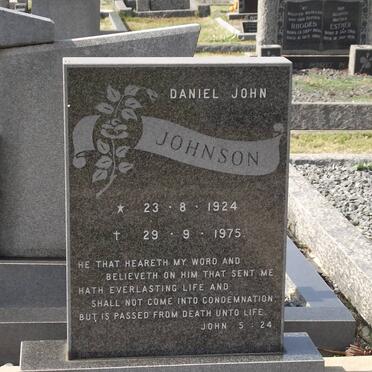 JOHNSON Daniel John 1924-1975