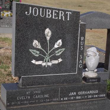 JOUBERT Evelyn Caroline 1912-1989 &amp; Jan Gerhardus 1921-1999