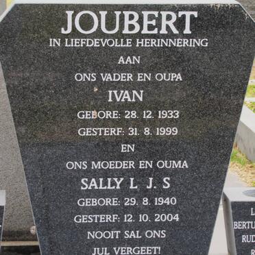JOUBERT Ivan 1933-1999 &amp; Louisa Johanna S. 1940-2004