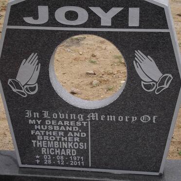 JOYI Thembinkosi Richard 1971-2011