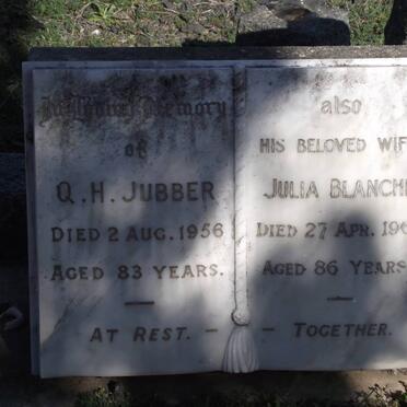 JUBBER Q.H. -1956 &amp; Julia Blanche -1965