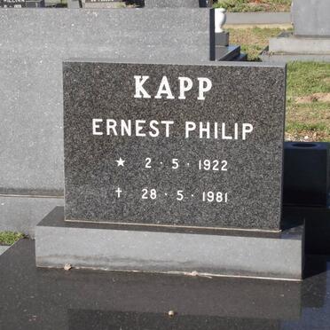 KAPP Ernest Philip 1922-1981