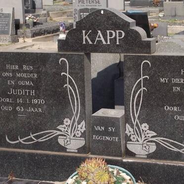 KAPP John -1967 &amp; Judith -1970