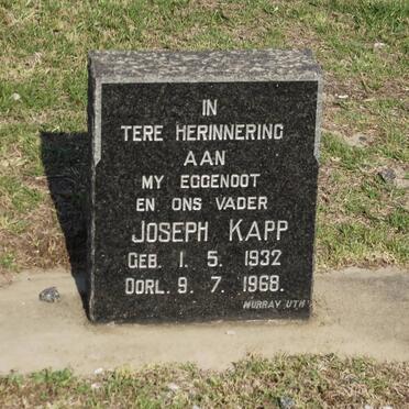 KAPP Joseph 1932-1968