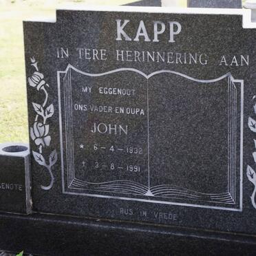 KAPP John 1932-1991