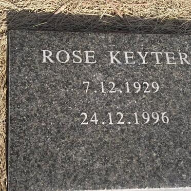 KEYTER Rose 1929-1996
