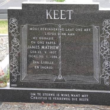 KEET James Mathew 1937-1986