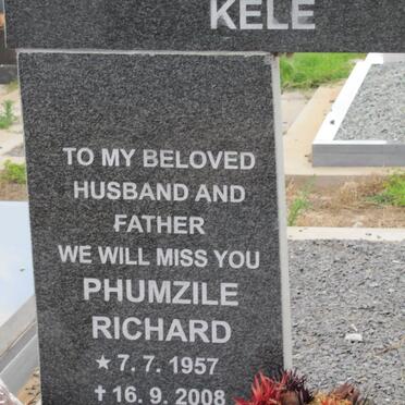 KELE Phumzile Richard 1957-2008