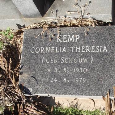KEMP Cornelia Theresia nee SCHOUW 1930-1979