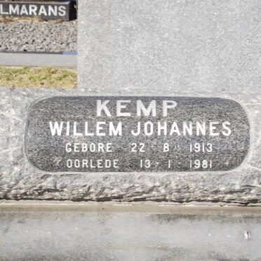 KEMP Willem Johannes 1913-1981