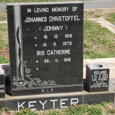 KEYTER Johannes Christoffel 1919-1975 :: KEYTER Roland 1939-2003