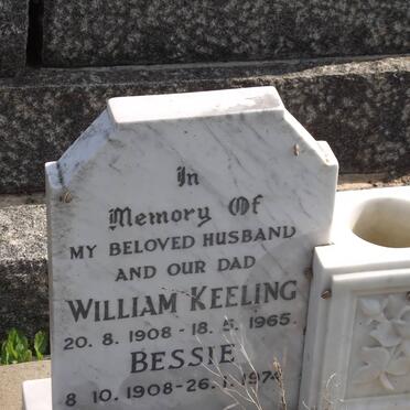 KEELING William 1908-1965 &amp; Maria Elizabeth 1908-1974