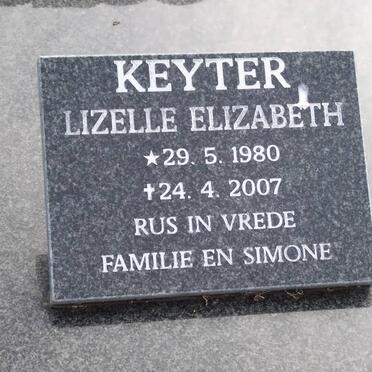 KEYTER Lizelle Elizabeth 1980-2007
