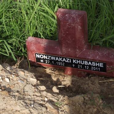 KHUBASHE Nonzwakazi 1952-2011