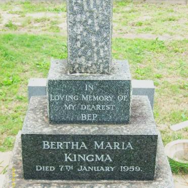 KINGMA Bertha Maria -1959