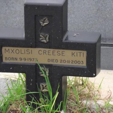 KITI Mxolisi Creese 1975-2003