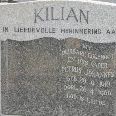 KILIAN Petrus Johannes 1910-1966