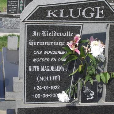 KLUGE Ruth Magdalena J. 1922-2006