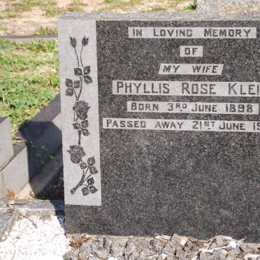 KLEIN Phyllis Rose 1898-1963