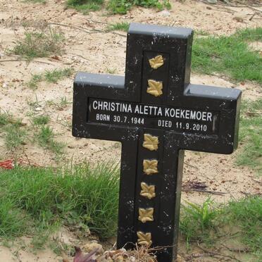 KOEKEMOER Christina Aletta 1944-2010