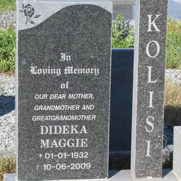 KOLISI Dideka Maggie 1932-2009