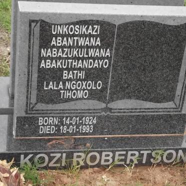 KOZI Robertson 1924-1993