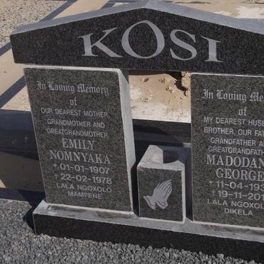 KOSI Madodana George 1937-2011 &amp; Emily Nomnyaka 1907-1978