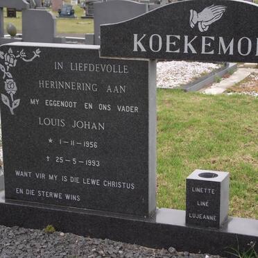 KOEKEMOER Louis Johan 1956-1993