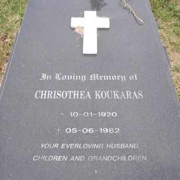 KOUKARAS Chrisothea 1920-1982