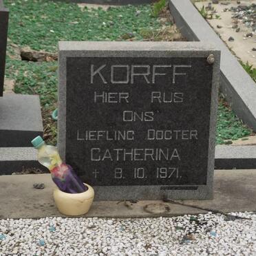 KORFF Catherina -1971