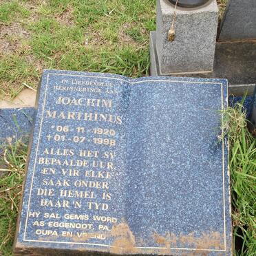 KOEKEMOER Joachim Marthinus 1920-1998