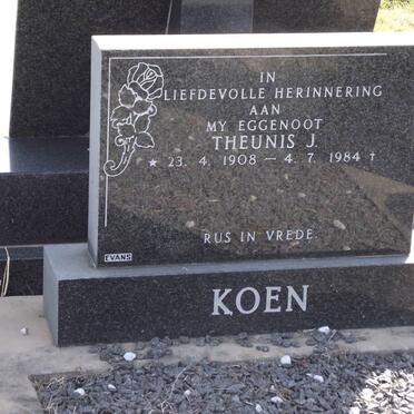 KOEN Theunis J. 1908-1984