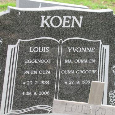 KOEN Louis 1934-2008 &amp; Yvonne 1939-