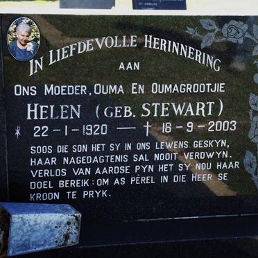 KOEN Reynier Stephanus 1918-1978 &amp; Helen STEWART 1920-2003